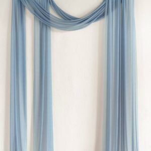 Wedding Arch Drapes in Dusty Blue & Navy